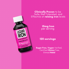 NovaFerrum YUMMY Pediatric Drop Liquid Iron Supplement Kids