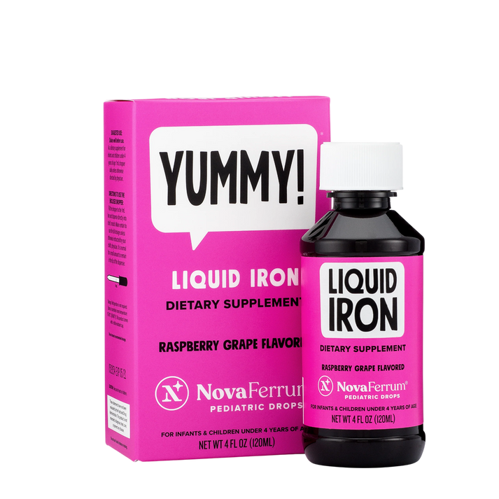 NovaFerrum YUMMY Pediatric Drop Liquid Iron Supplement Kids