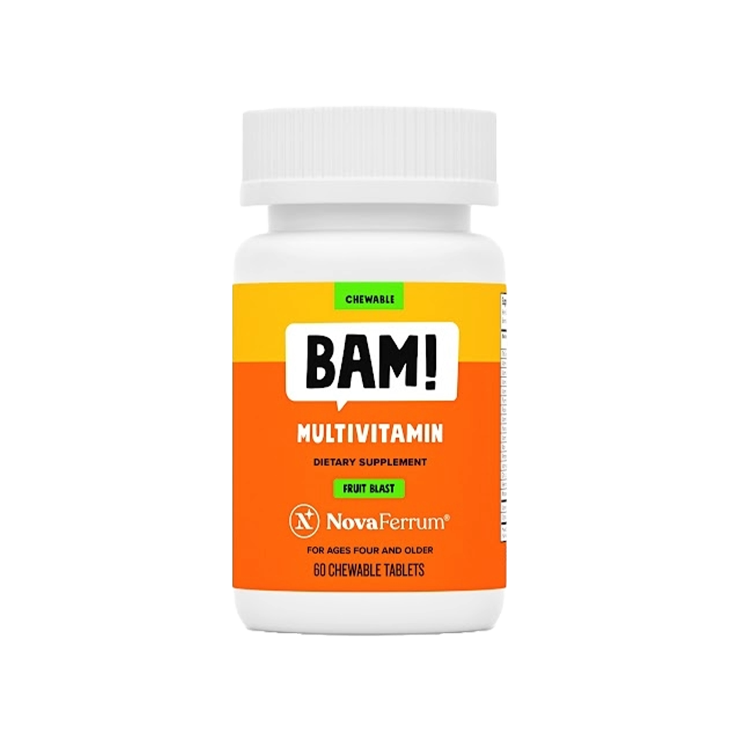 NovaFerrum BAM Chewable Multivitamin for Kids & Adult