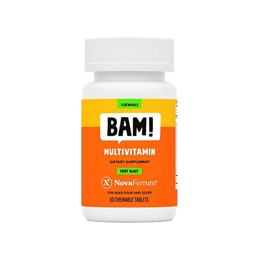 NovaFerrum BAM Chewable Multivitamin for Kids & Adult