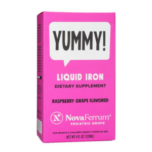 NovaFerrum Liquid Iron Pediatric Drops - Raspberry Grape (4 FL OZ)